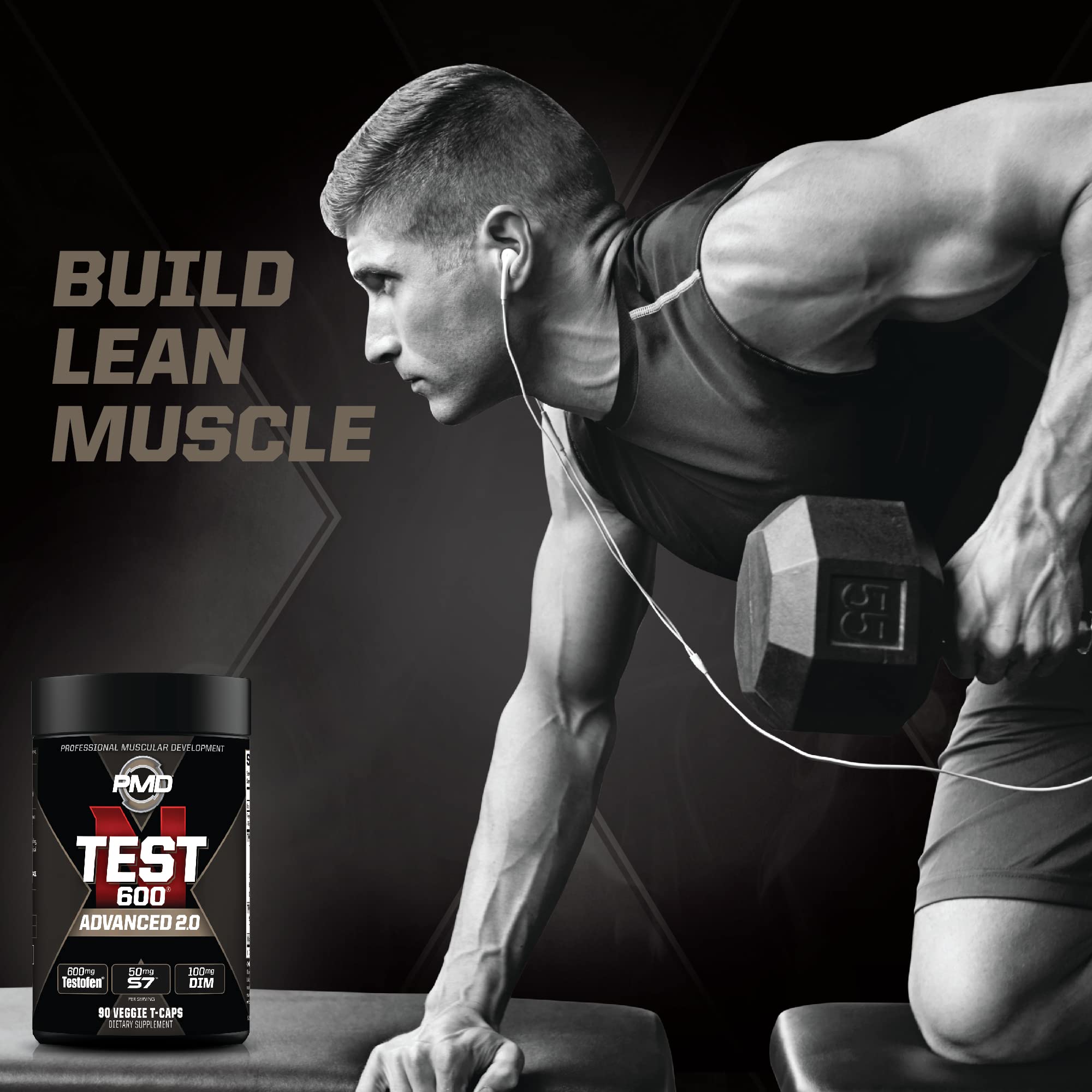 PMD Sports N-Test 600 Advanced 2.0 Nitric Oxide Booster - 90 Veggie T-Caps — Amazon image 6