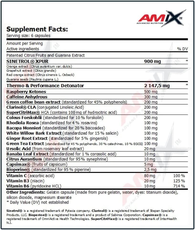 AMIX MUSCLECORE DETONATROL (90 CAPS)