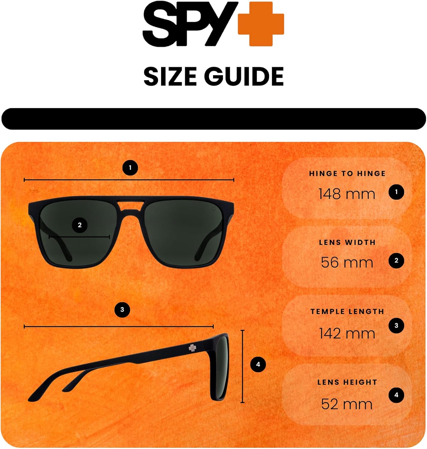 Spy Czar Square Sunglasses for MEN +BUNDLE with ACCESSORY EYEWEAR KIT