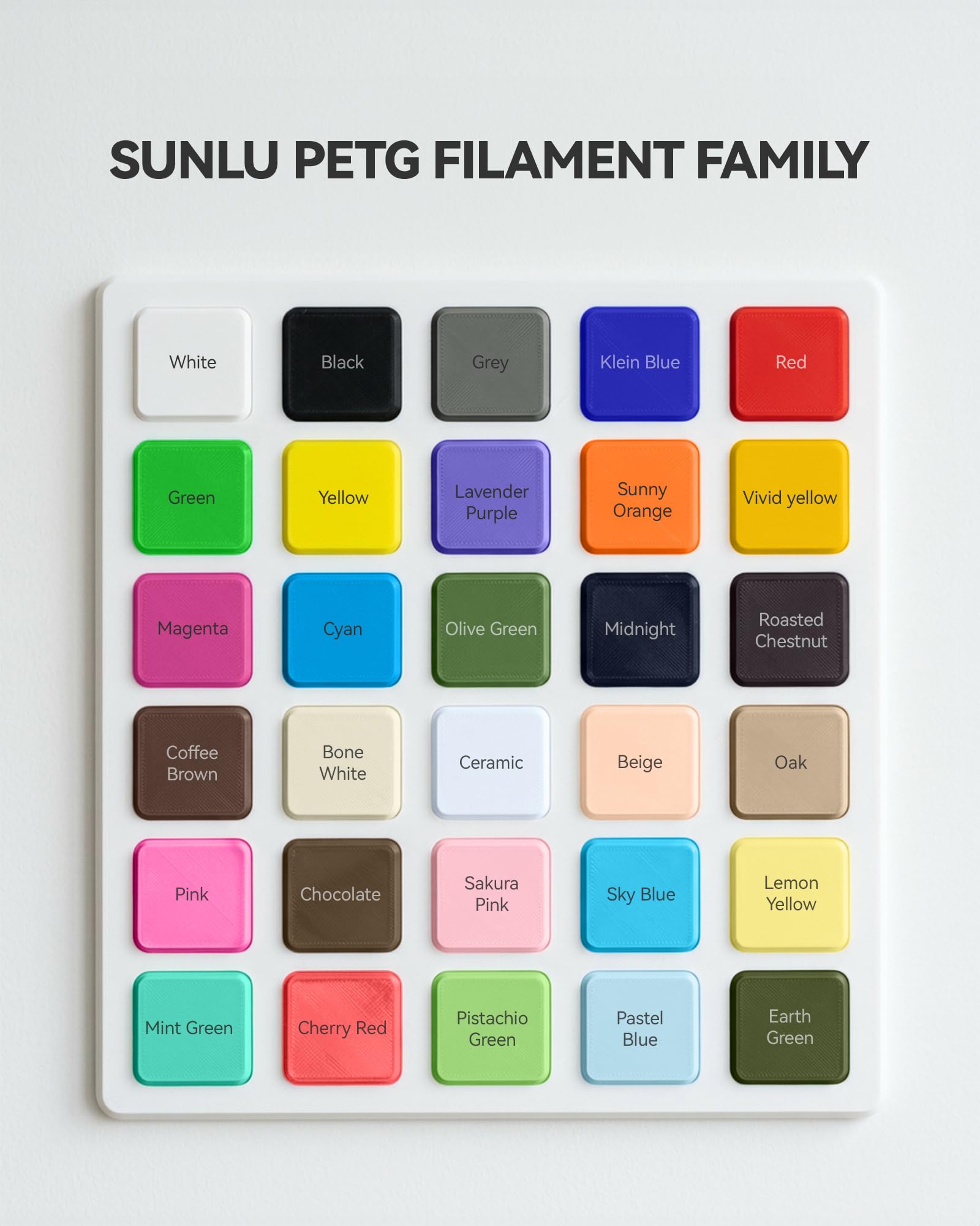 SUNLU Confezione di filamento PETG da 4 kg, maggiore tenacità, elevata resistenza agli urti, filamento per stampante 3D, per la maggior parte delle stampanti FDM, 1 kg per bobina, 4 rotoli, mezzanotte