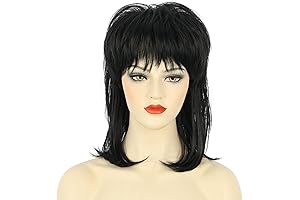 Women's Joan Jett Black Rocker Wig for Costume or Cosplay