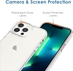 JETech Cas pour iPhone 13 Pro Max 6.7-Inch, Housse de protection téléphonique antichoc non-jaunissante, anti-rayure arrière clair (clair)