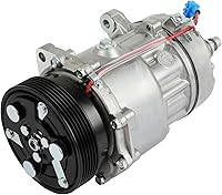 Vista 1 de SCITOO Compresor de CA con embrague para Volkswagen Jetta 1.8L 1997 1998 1999 2000, para VW Jetta 1.9L 2000 2008, compresor de aire acondicionado