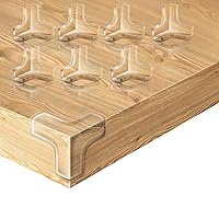 Vista 13 de Protectores de esquina, (16 unidades) protectores de esquina a prueba de bebés, esquinas y bordes para muebles, protectores de mesa, fundas