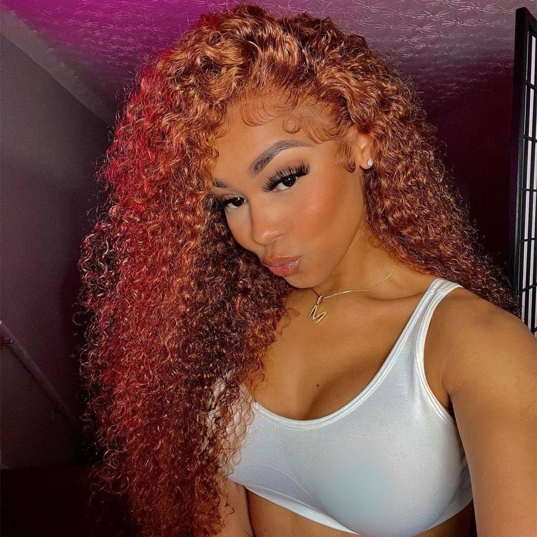 Long Brown Spanish Curly Wig 4X4 free Lacefront Chocolate Brown Kinky Curly 13x6 Lace Front Wigs Human Hair  main image 2
