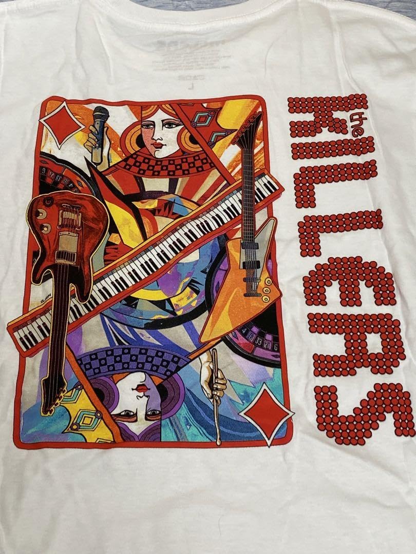 The Killers フジロック WHITE CARD T-SHIRTS L Amazon.co.jp: The Killers フジロック WHITE CARD T-SHIRTS L