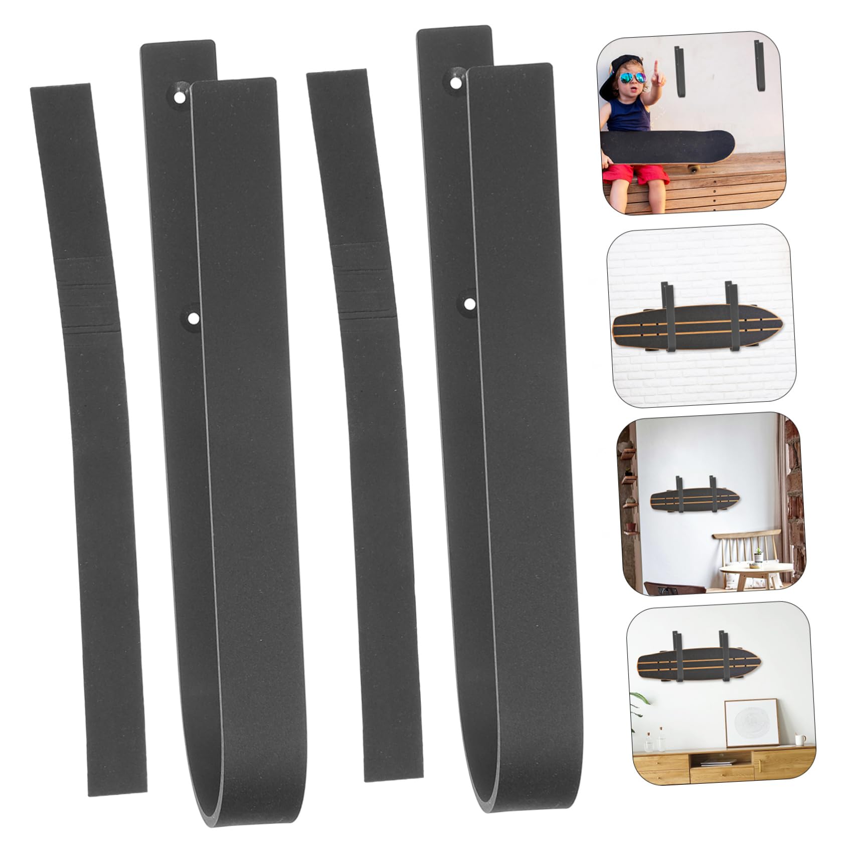 Alipis Muraux pour Porte-Skis Muraux pour Garage Étagères Suspendues Porte-Skis De Suspension pour Scooter Cintres pour Skis De Rangement pour