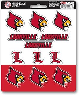 FANMATS NCAA Unisex-Youth Decal Set Mini 12 Pack