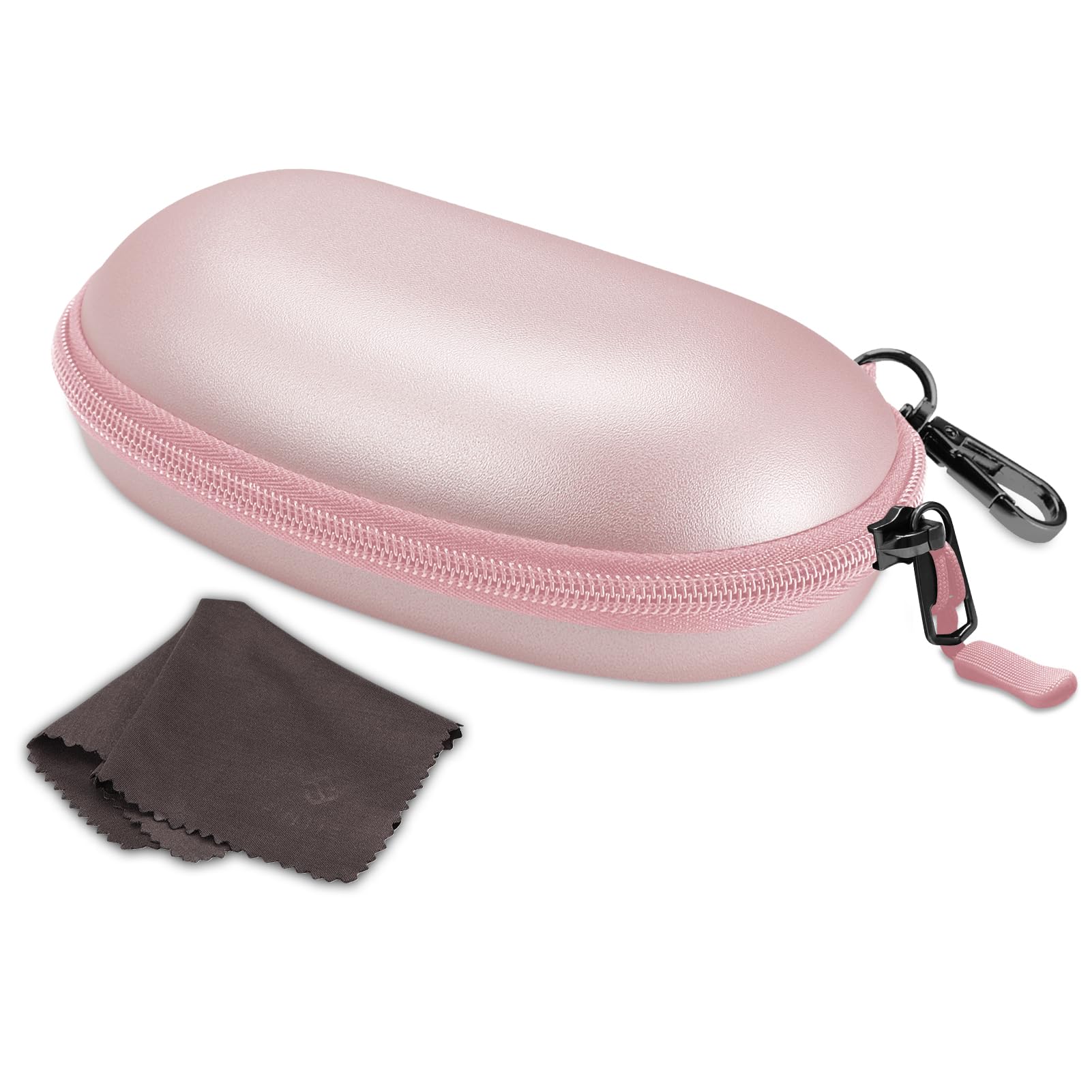 FINTIE Sunglasses Case with Carabiner, Hard Shell Shockproof Sport Glasses