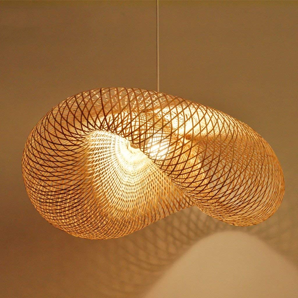 SXECAEPS Modern creative chandelier Bamboo Lamps Idyllic Restaurant Lighting Tea Room Creative/60Cm