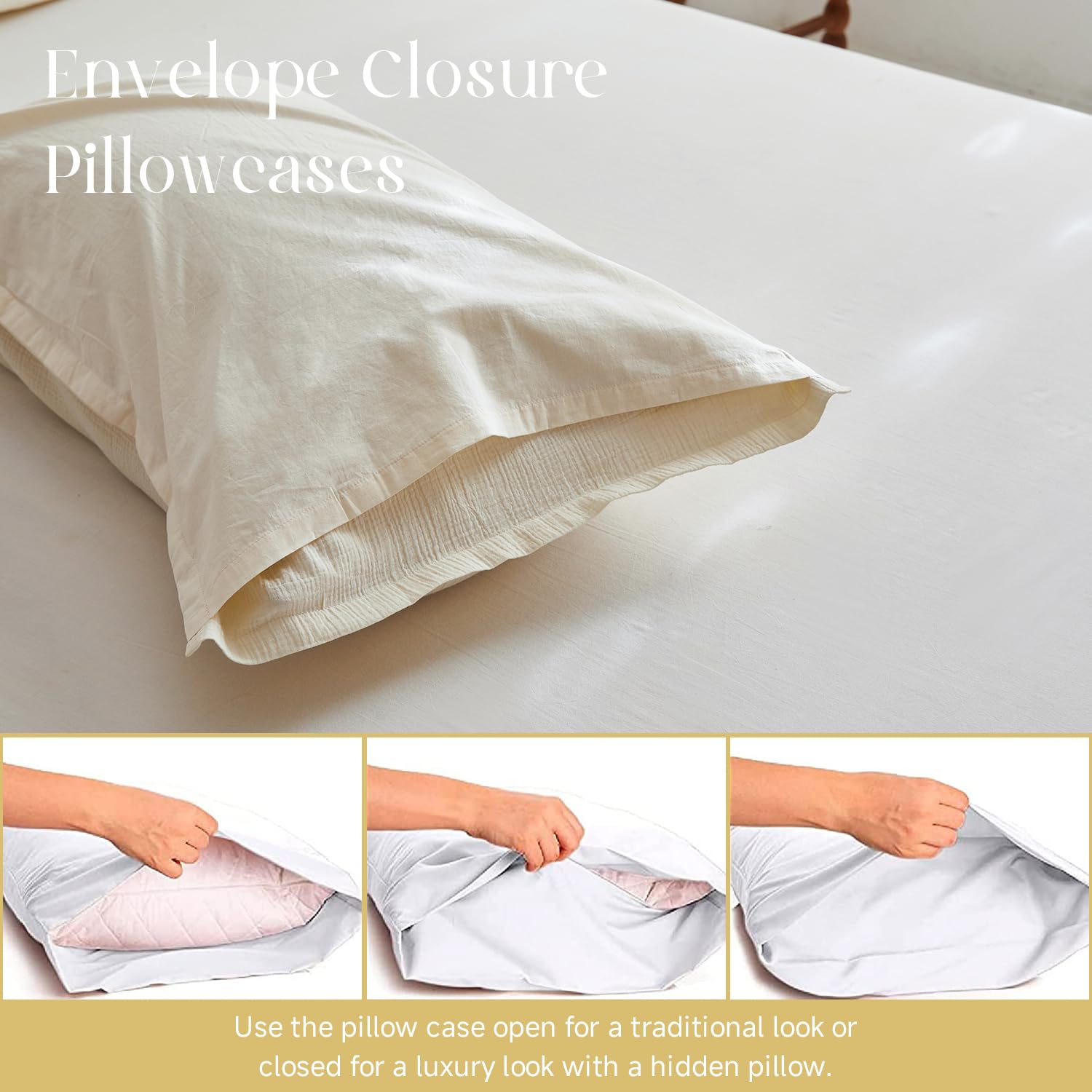 Simple&Opulence Muslin Single Duvet Cover Set - Image 4