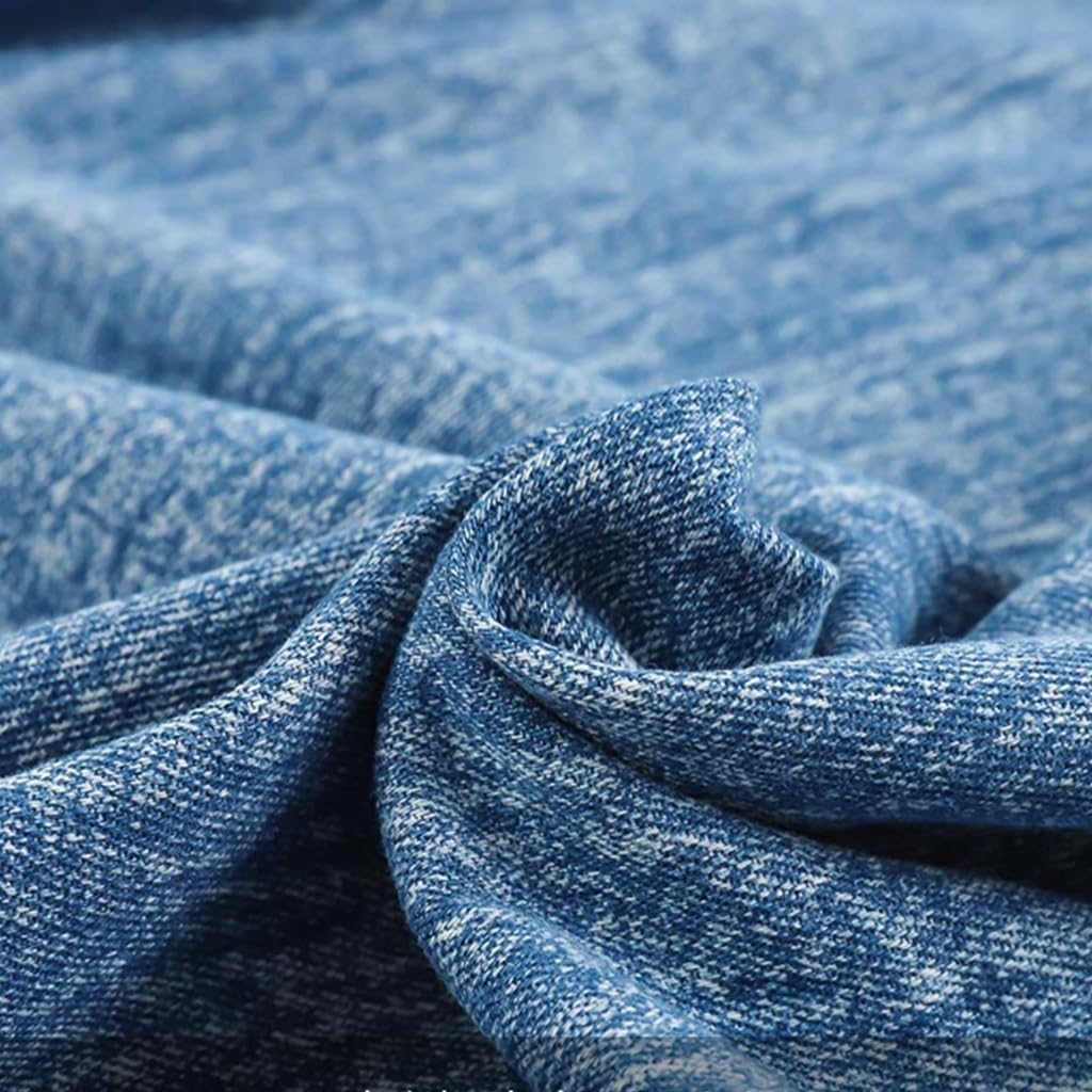 Tejido Vaquero, Tela Vaquera De Algodón Por Metro, Multicolor, 150 Cm De Ancho For Costura Y Confección DIY.(blue A)