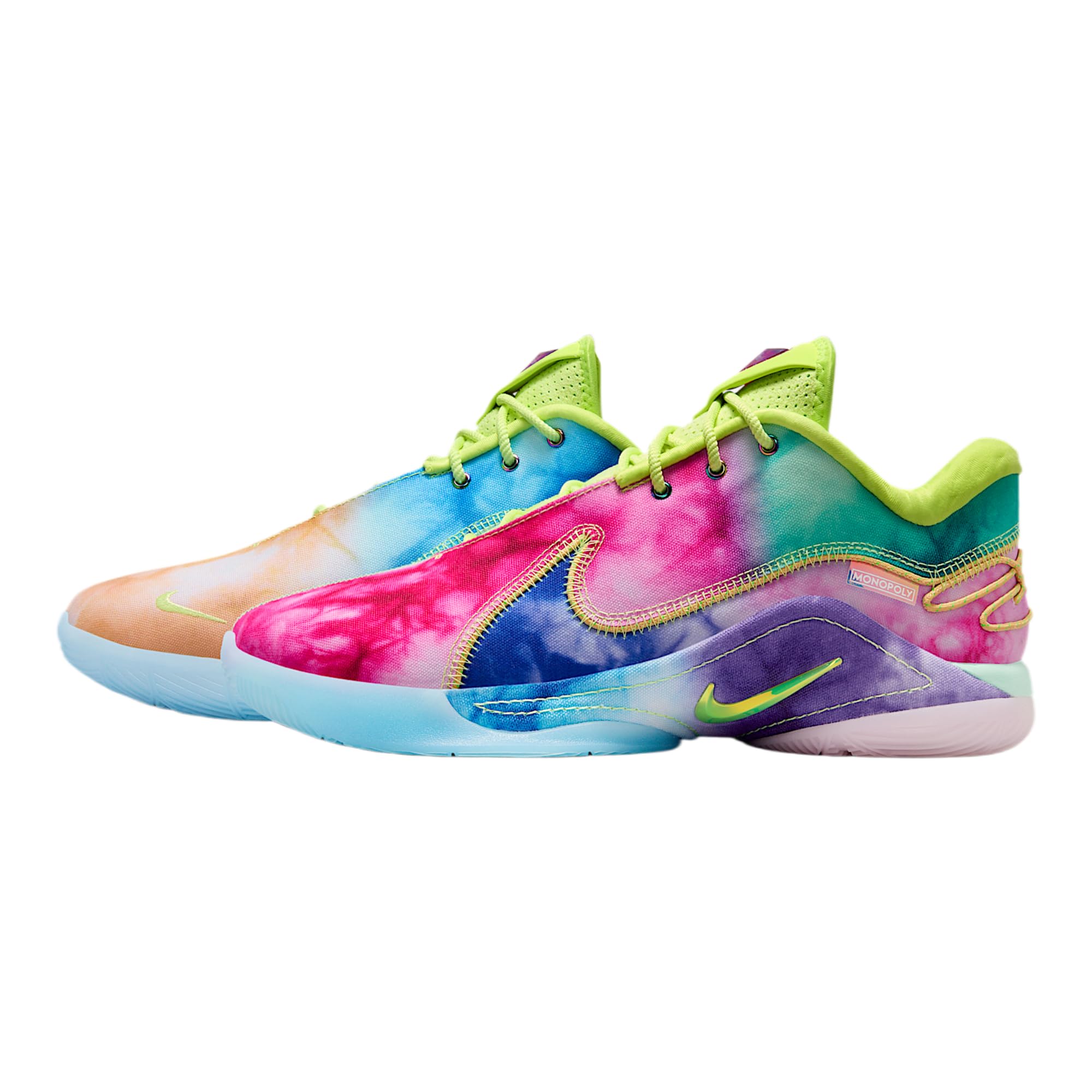 NikeLebron XXII What The Currency Basketball Shoes (HV8080-300, Mint Foam/Light Lemon Twist/Aquarius Blue/Cerise)