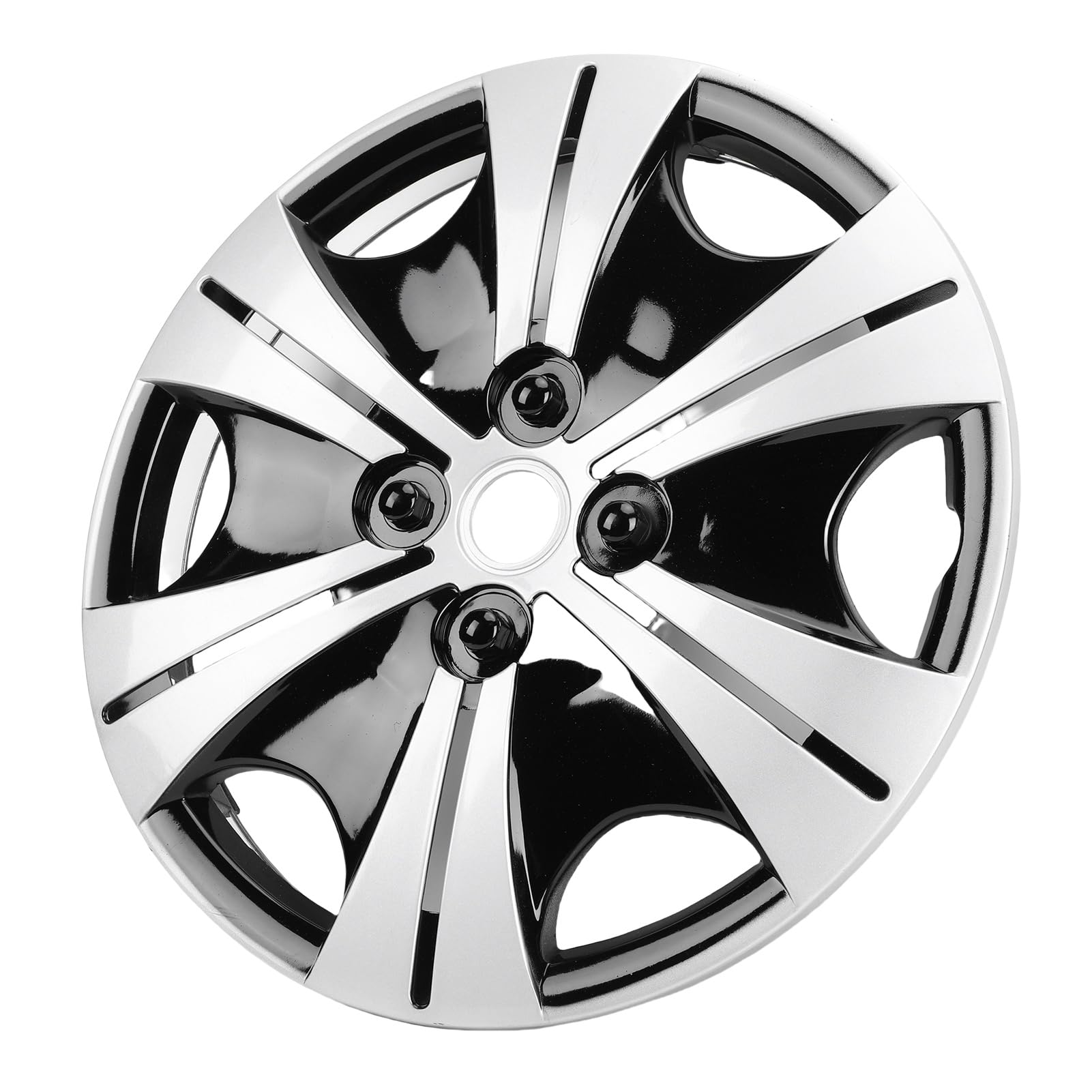 Sxhlseller Copricerchi di Ricambio da 15 Pollici, Confezione da 4, Copricerchi Universali R15 per Auto Camion SUV, Copricerchioni a Scatto da 15 Pollici, Set di Tappi in PP Resistente per 500 Seat 208