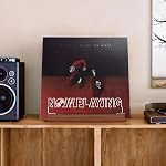 Now Support en vinyle avec luminosité réglable, 5mm Acrylique & Support de bureau en bois pour 12" Vinyls, Cadeau pour les amateurs de musique