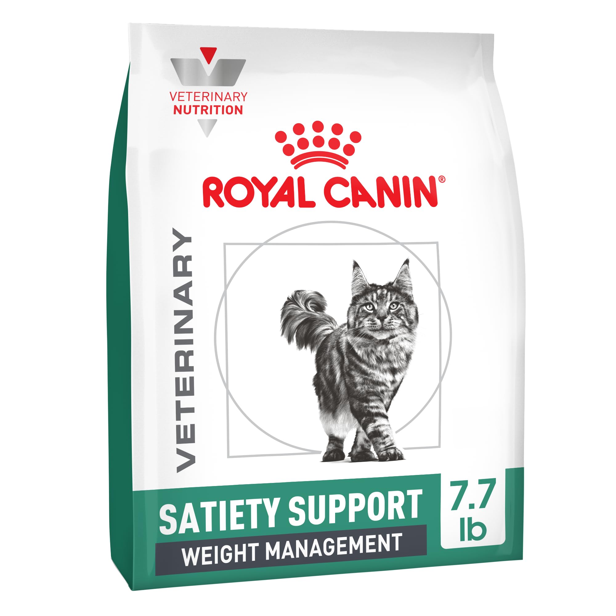 Veterinary Diet Feline Satiety Support Weight Management Adult Dry Cat Food, 7.7 lb Bag