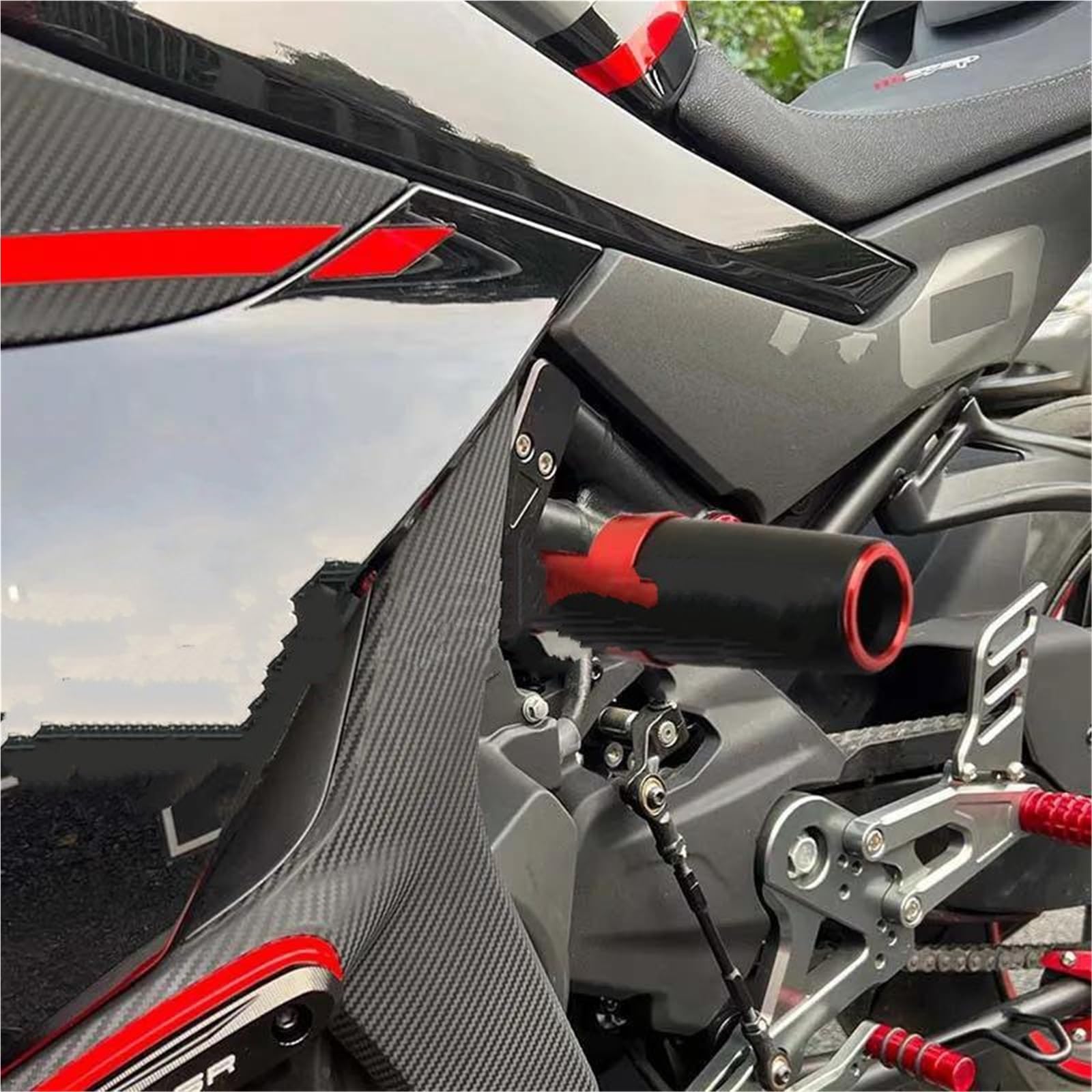 ZWBHNB Motorrad CNC Fallende Schutz Rahmen Slider Produktbild-Vorschau 7