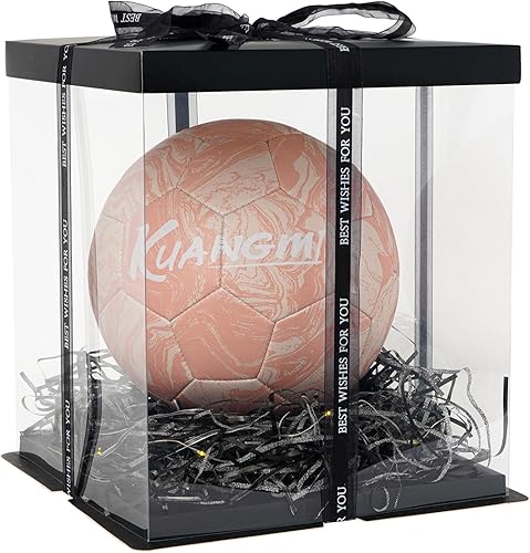 Miniatura 7 de Kuangmi Balón de fútbol, pelota de partido de tamaño oficial 5, jugadores de fútbol para jóvenes, adolescentes y adultos, entrenamiento deportivo al