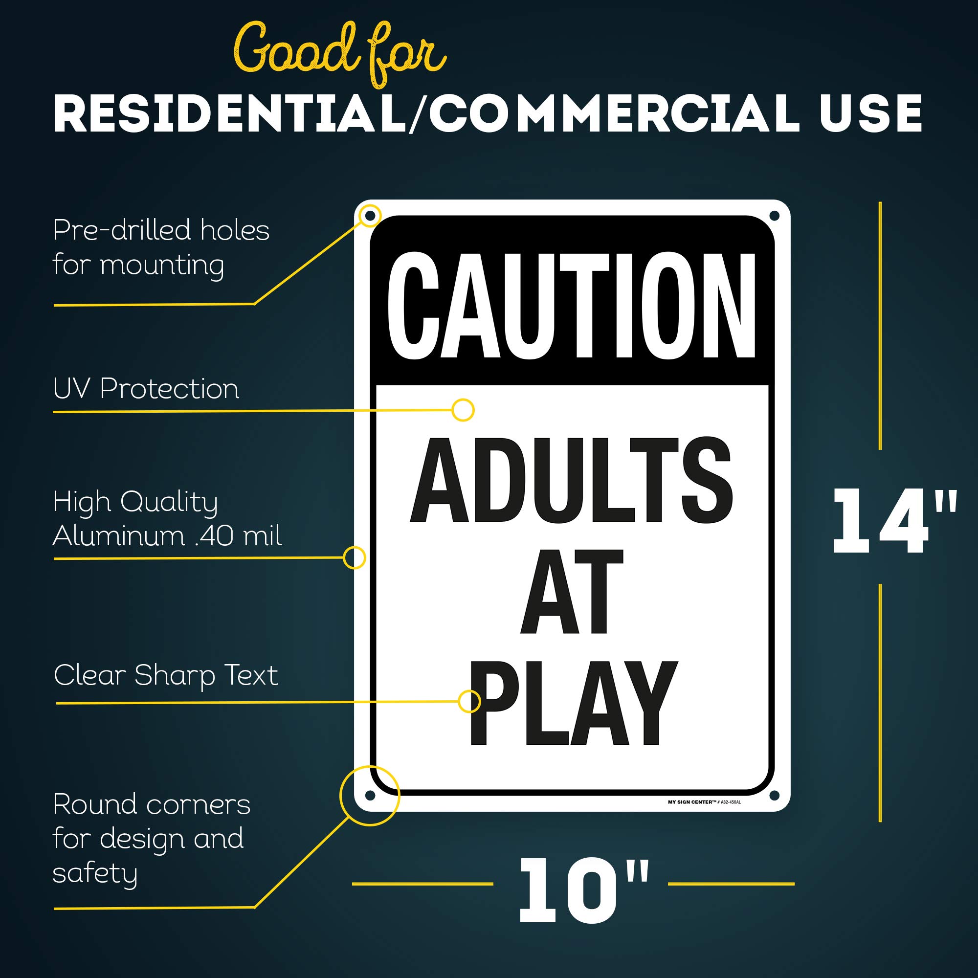 No Trespassing This Property Is Protected By Video Surveillance Trespassers Will Be Prosecuted Sign, 10x14 Inches, Rust Free .040 Aluminum, Fade Resistant, Made in USA by My Sign Center