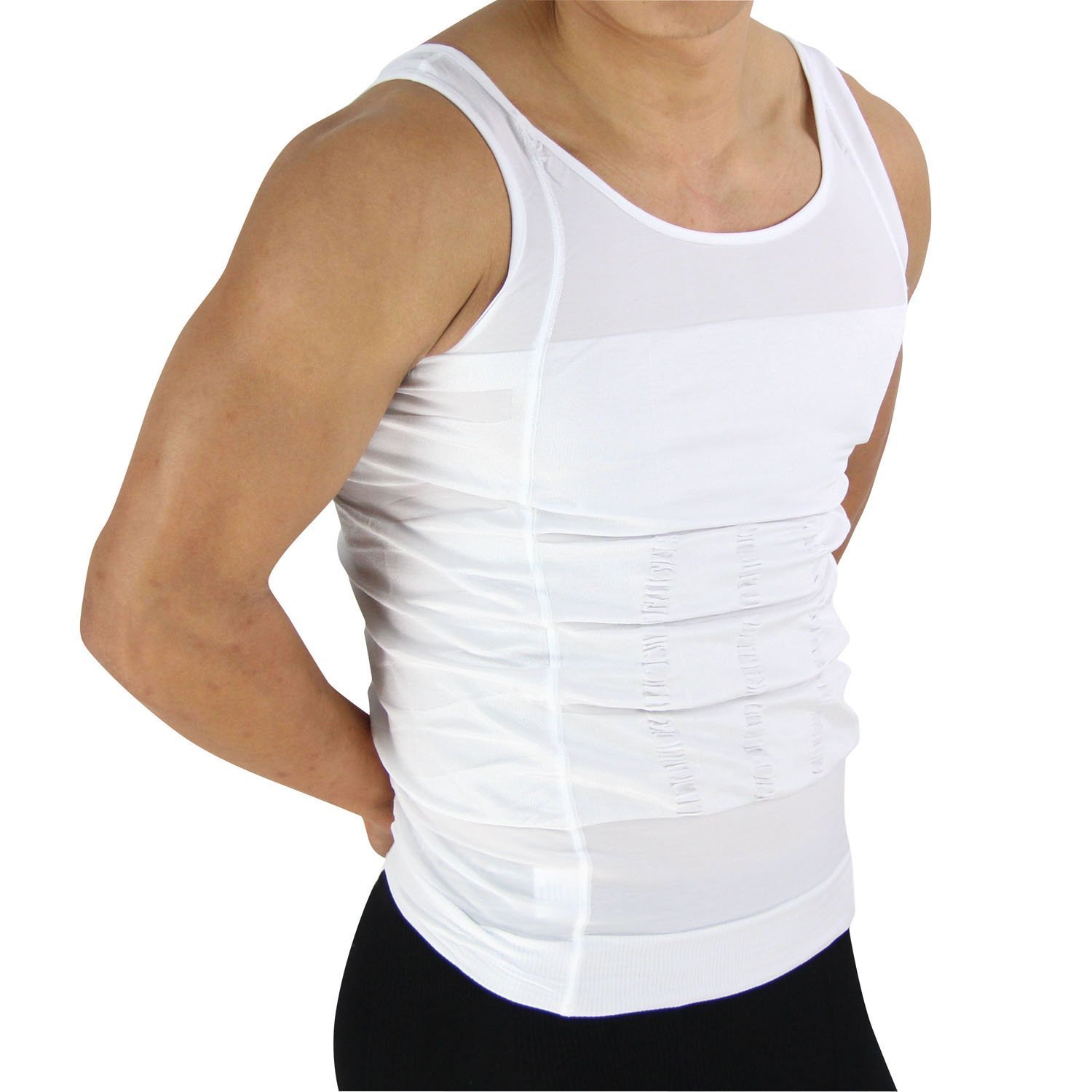 Buy Mens Slimming Sleeveless Body Shaper Sculpting Stomach Trimmer Undershirt
