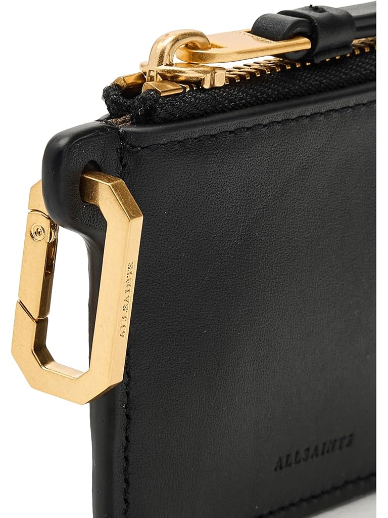 Black AllSaints Remy Wallet