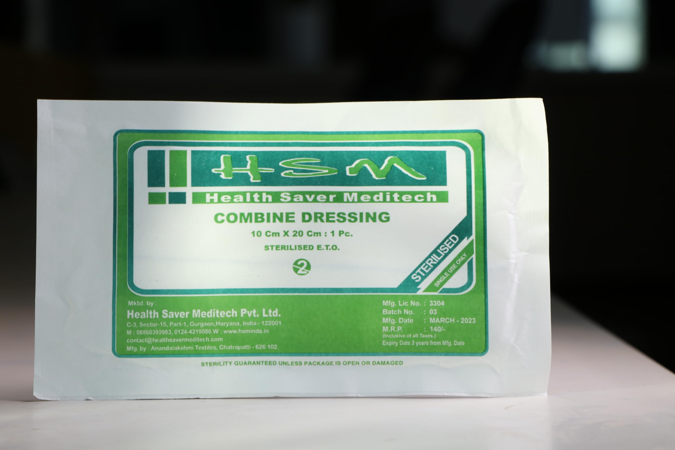 Sterile Combine Dressing Pad (10X20 Cm) 10 Pcs Box (B0CVXRTQR4) Amazon Price History, Amazon Price Tracker