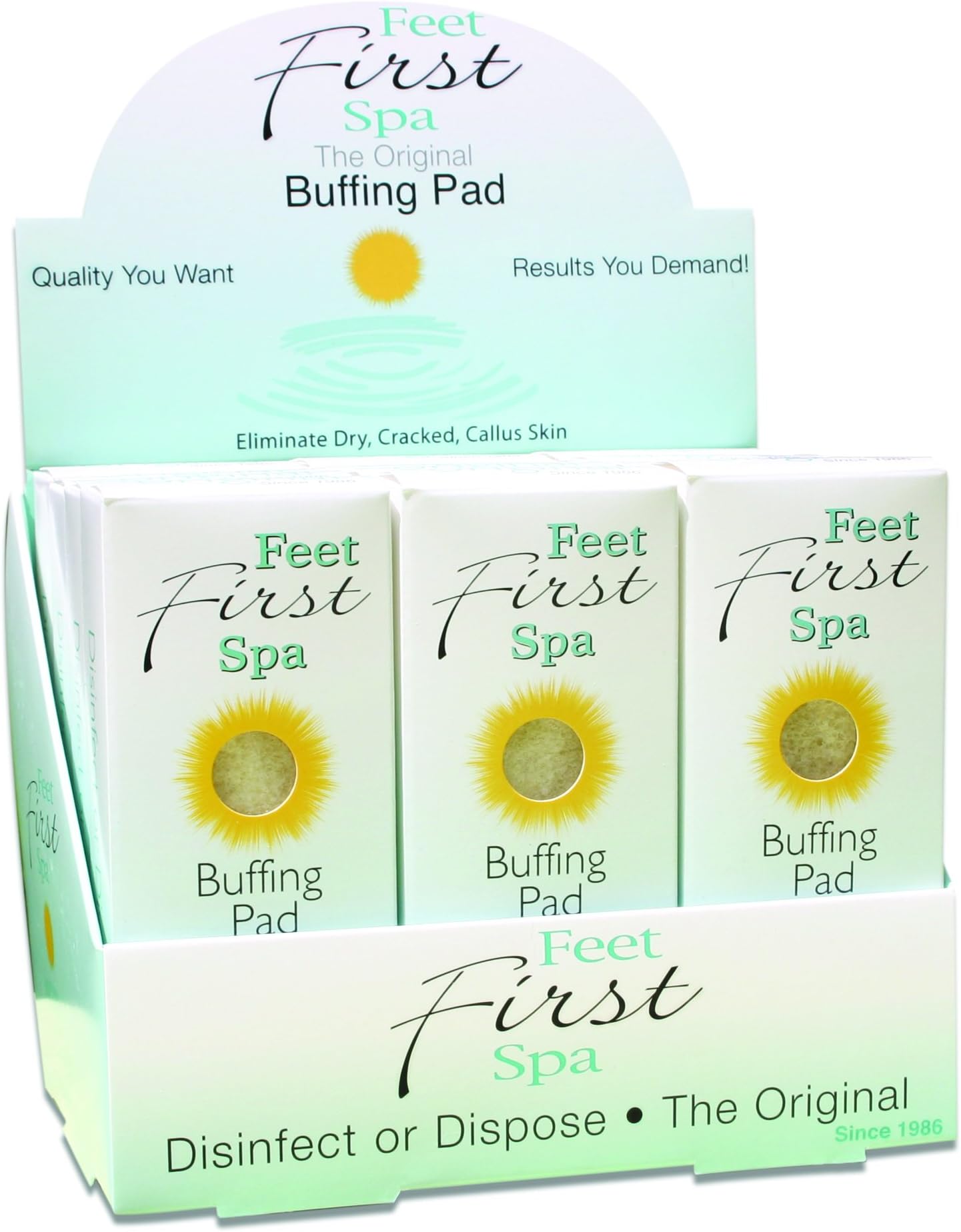 Feet First Spa Buffing Pad - 24 Pack