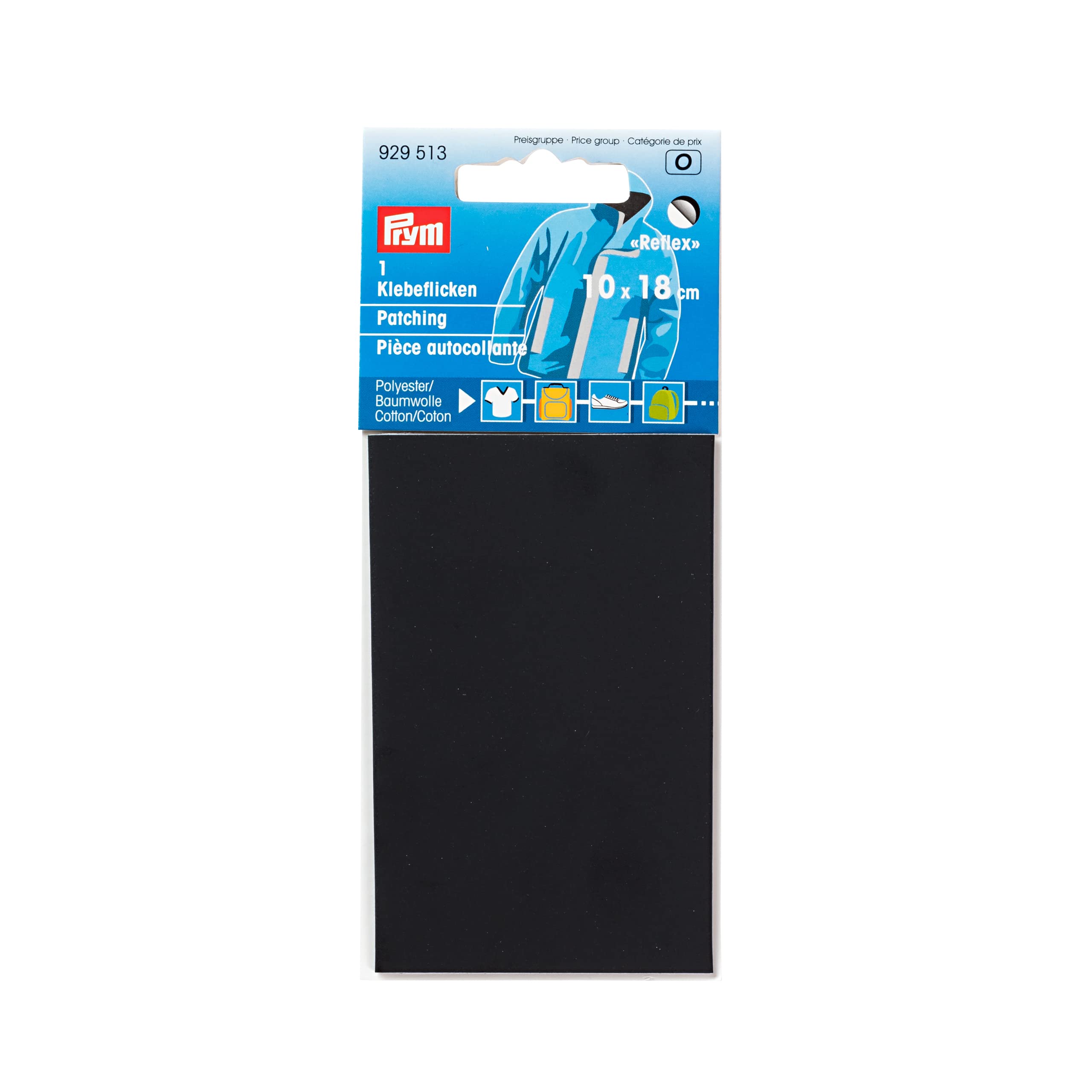 Prym Black Reflective Self Adhesive Repair Patch