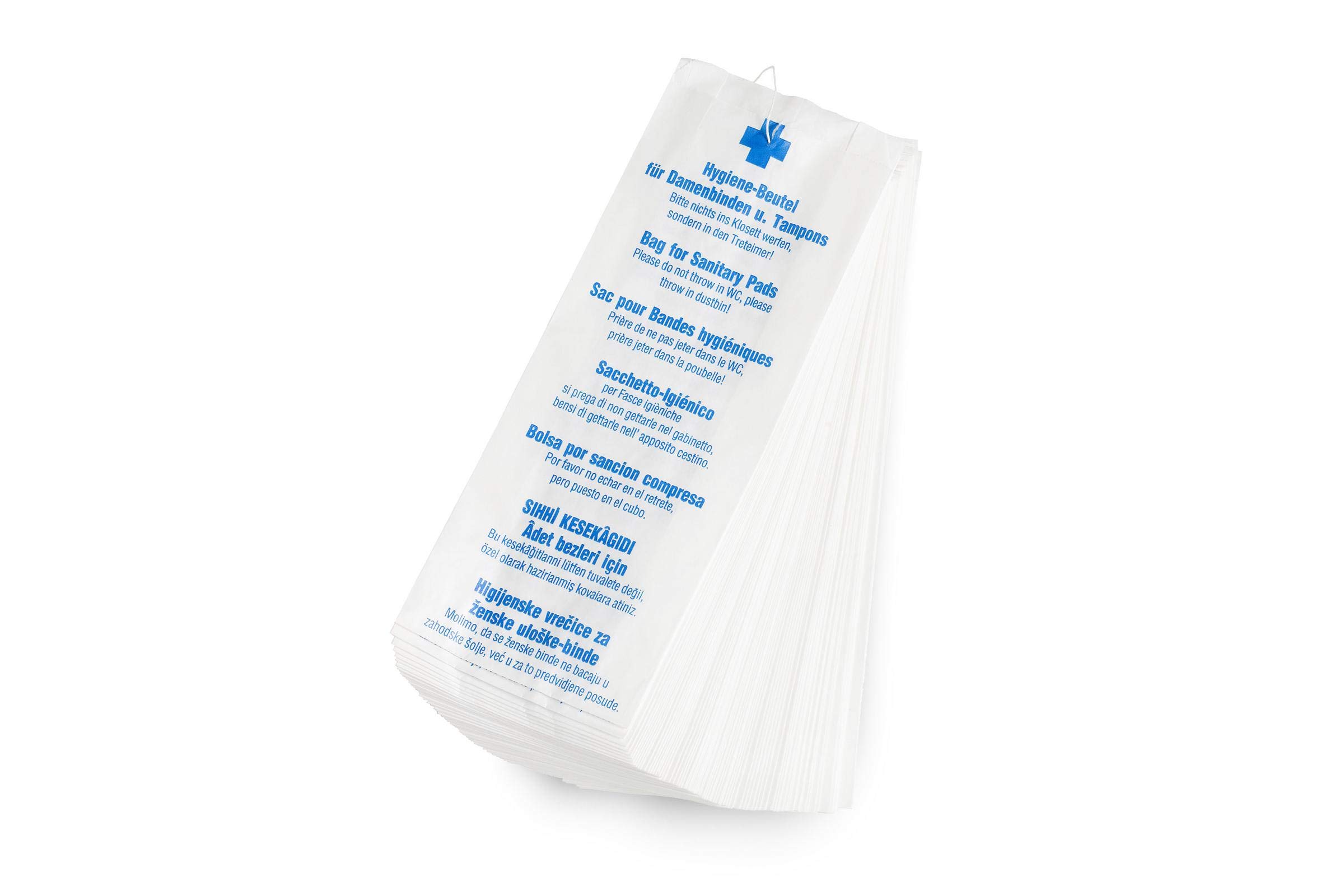 Funny AG-942 Sacchetti Igienici per Fasce Igieniche, Bianco, 1000 Pezzi (10 x 100 sacchetti)