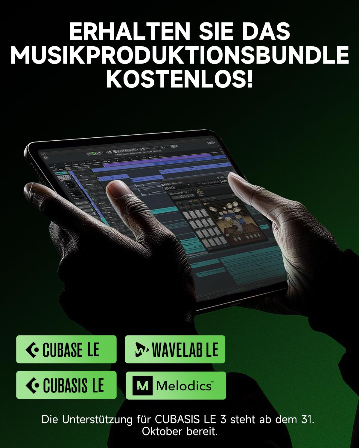Donner KB-32M Tragbarer MIDI-Keyboard-Controller – 32 Tasten, mit Magnetischem Snap2Connect (S2C), OLED-Display, USB/MIDI & DAW-Software
