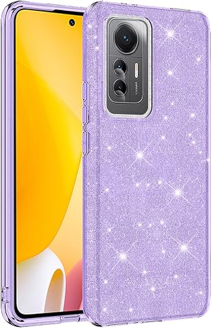 Zore Xiaomi ile uyumlu Mi 12 Lite Kılıf Zore Shining Silikon Mor