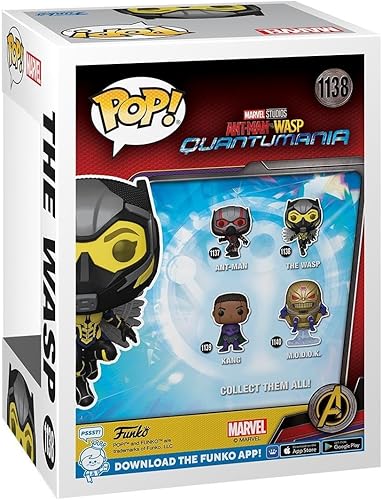 Miniatura 5 de Funko Pop! Vinyl Marvel: Ant-Man Quantumania - Avispa - 1/6 probabilidades para variante de persecución rara - Figura de vinilo coleccionable - Idea