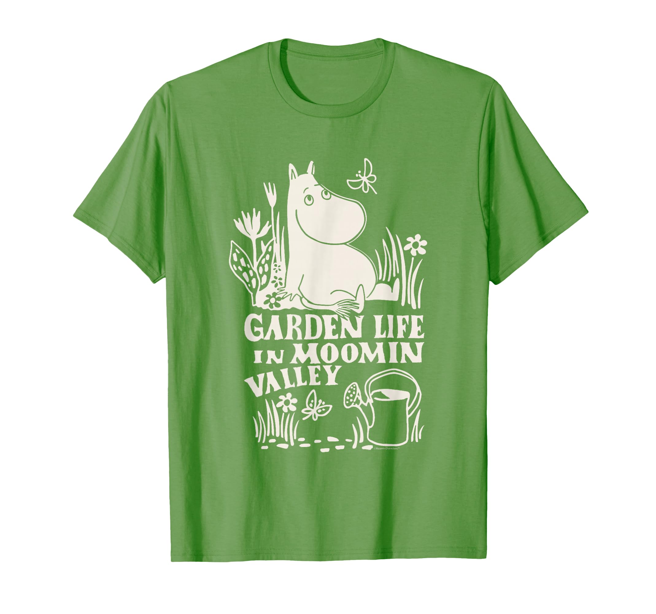 Moomin Garden Life Nature Scene T-Shirt