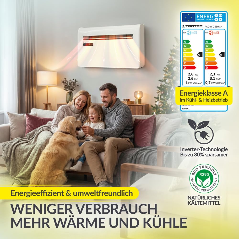 TROTEC PAC-W 2650 SH Wandklimaanlage ohne Außengerät
