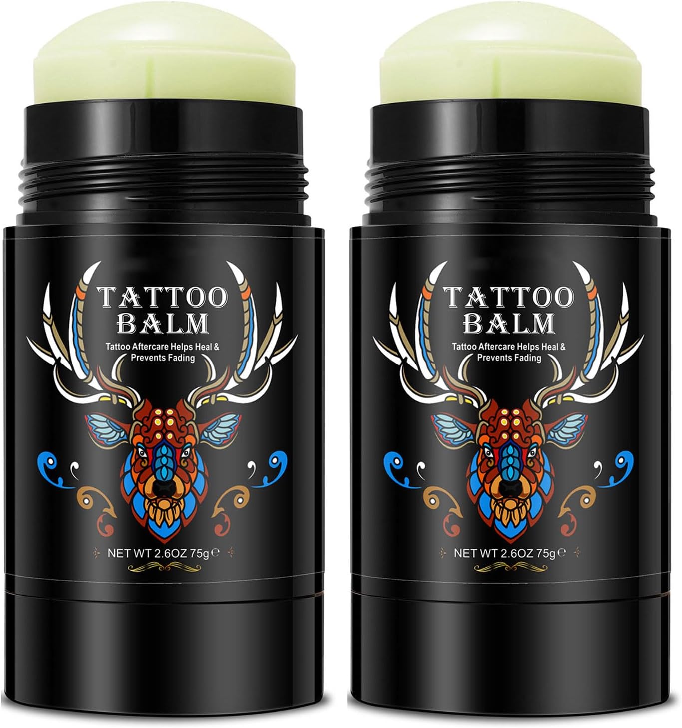 Amazon.com: 2pack Tattoo Aftercare Butter Balm, 2.6 oz, Old & New ...