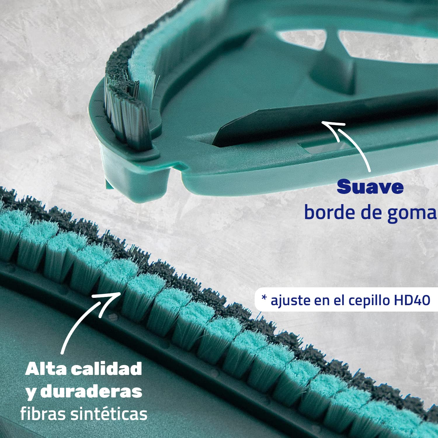 Cepillo Inferior Adecuado Como Pieza de Repuesto del Cepillo HD40 Aspiradora para Vorwerk Kobold VK140 VK150 Garantía de 10 Años - Monteral