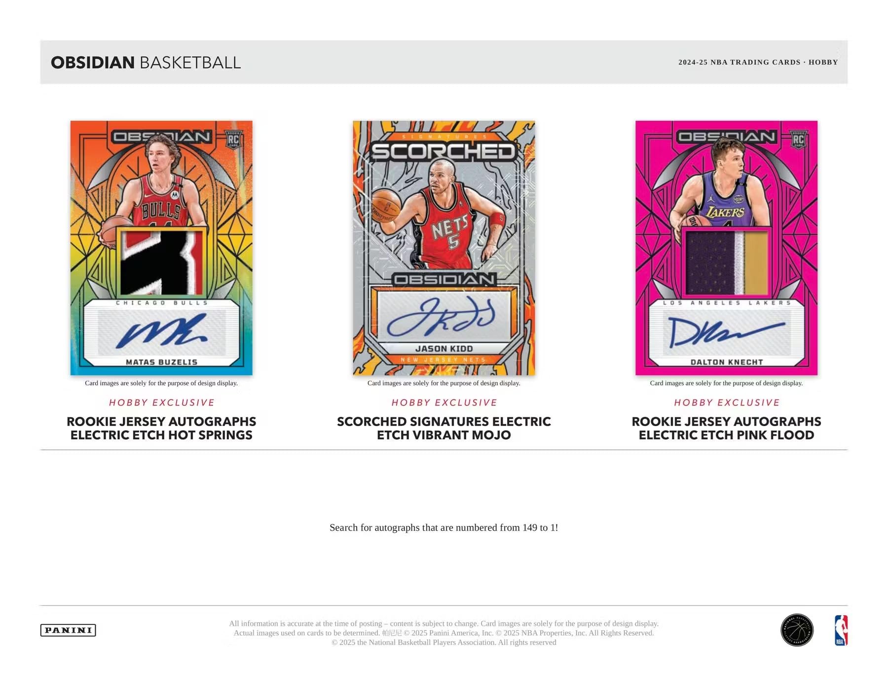 Amazon.com: 2024/25 Panini Obsidian Basketball Hobby Trading Card