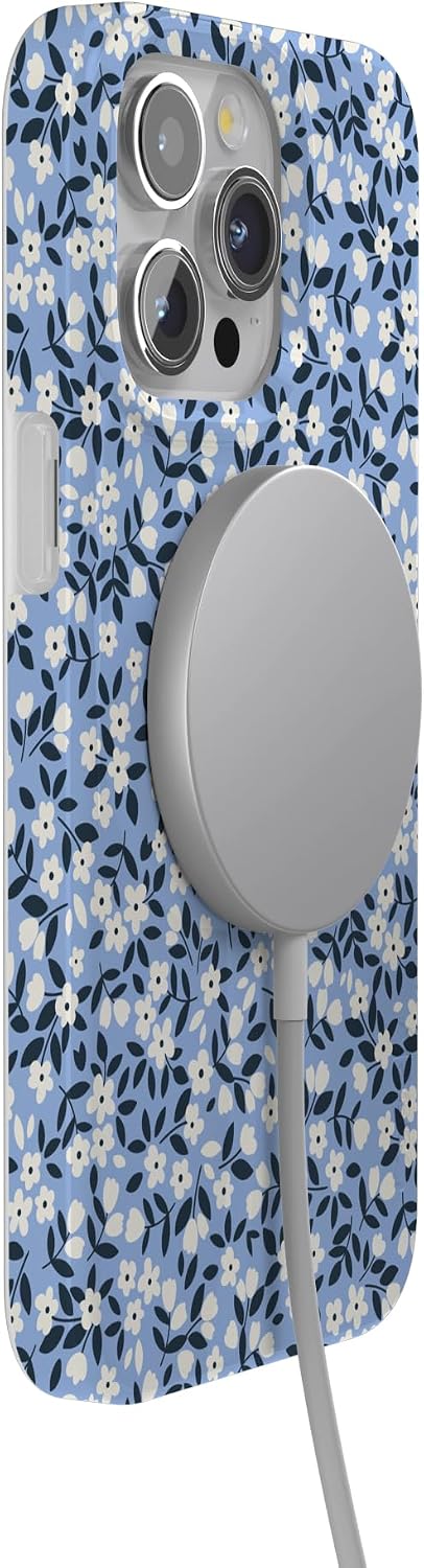 Casely iPhone 15 Pro Case | Picking Daisies | Cottagecore | Compatible with MagSafe | Classic Ultra Slim Design