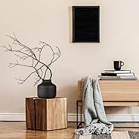 Vista 8 de Happyyami Florero de metal mate seco para flores, arreglo floral, soporte para macetas, floreros de brotes de flores, maceta para el hogar, mesa