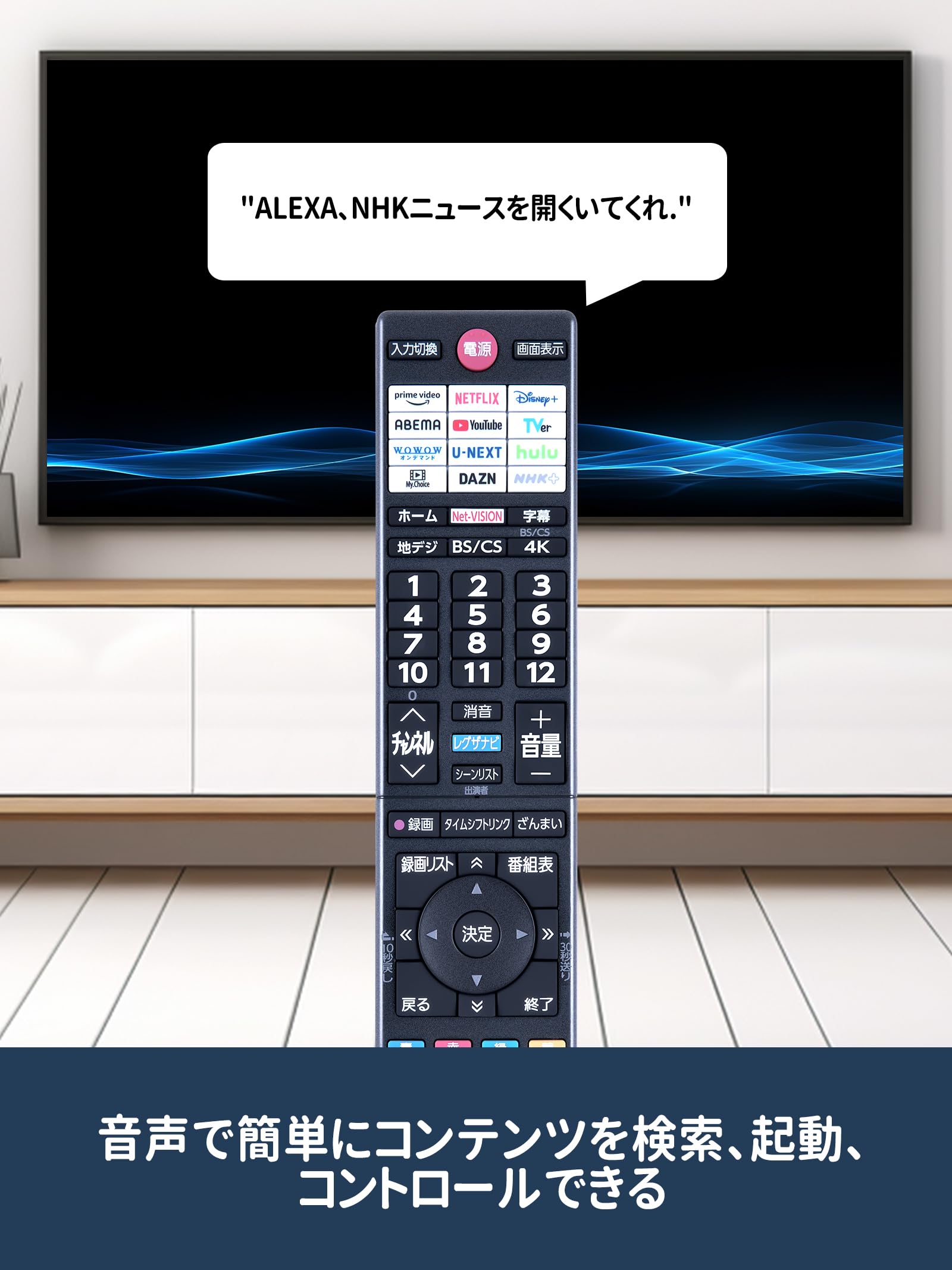 Amazon | テレビリモコン CT-90501 for 東芝 Toshiba 音声認識機能付き
