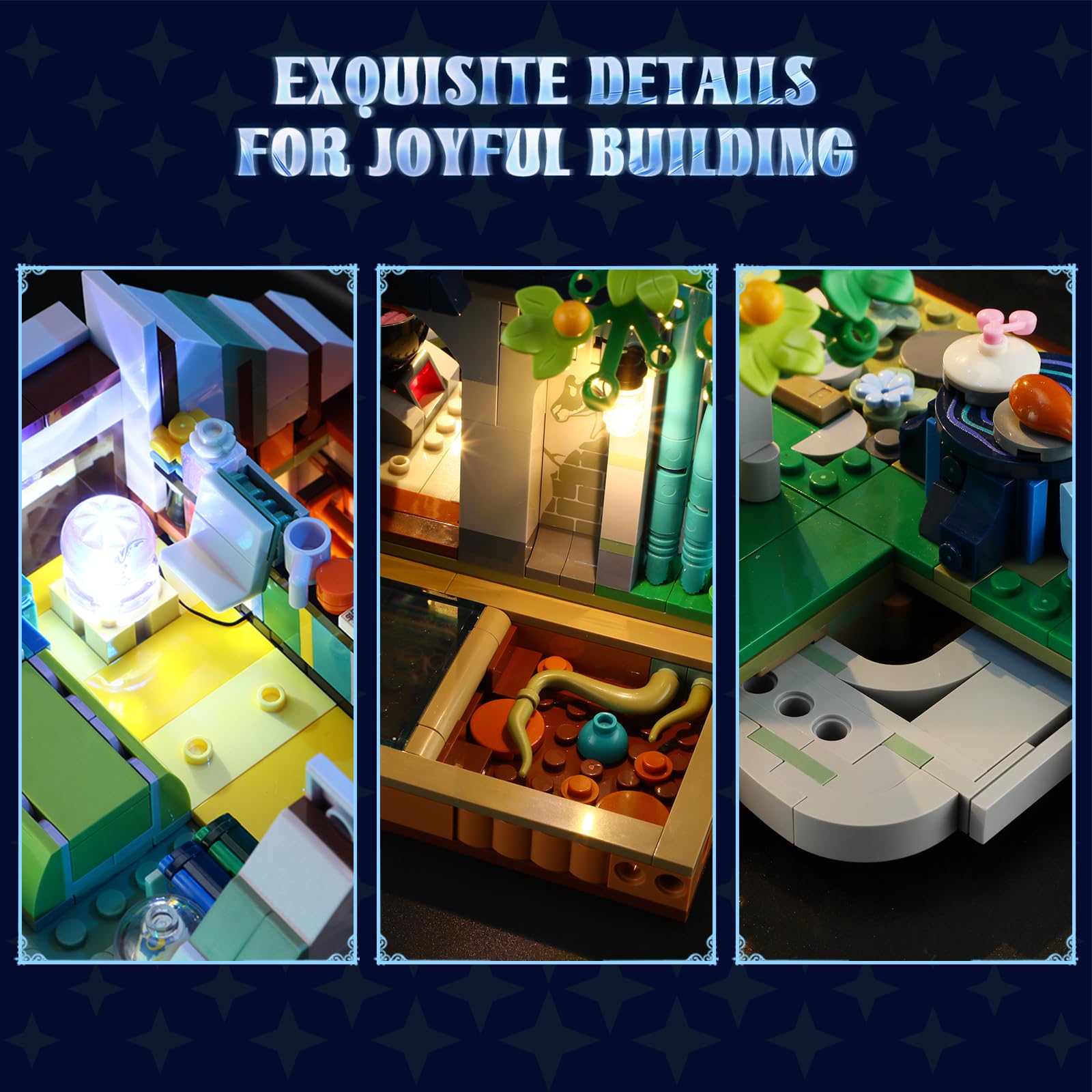 Lumibricks Leśna Gospoda 20006,3120 Pcs, Magiczny Zestaw Konstrukcyjny Elfów Z Fantastycznego Lasu, Pomysł na Prezent dla Nastolatków & Dorosłych Fanów Zabawek
