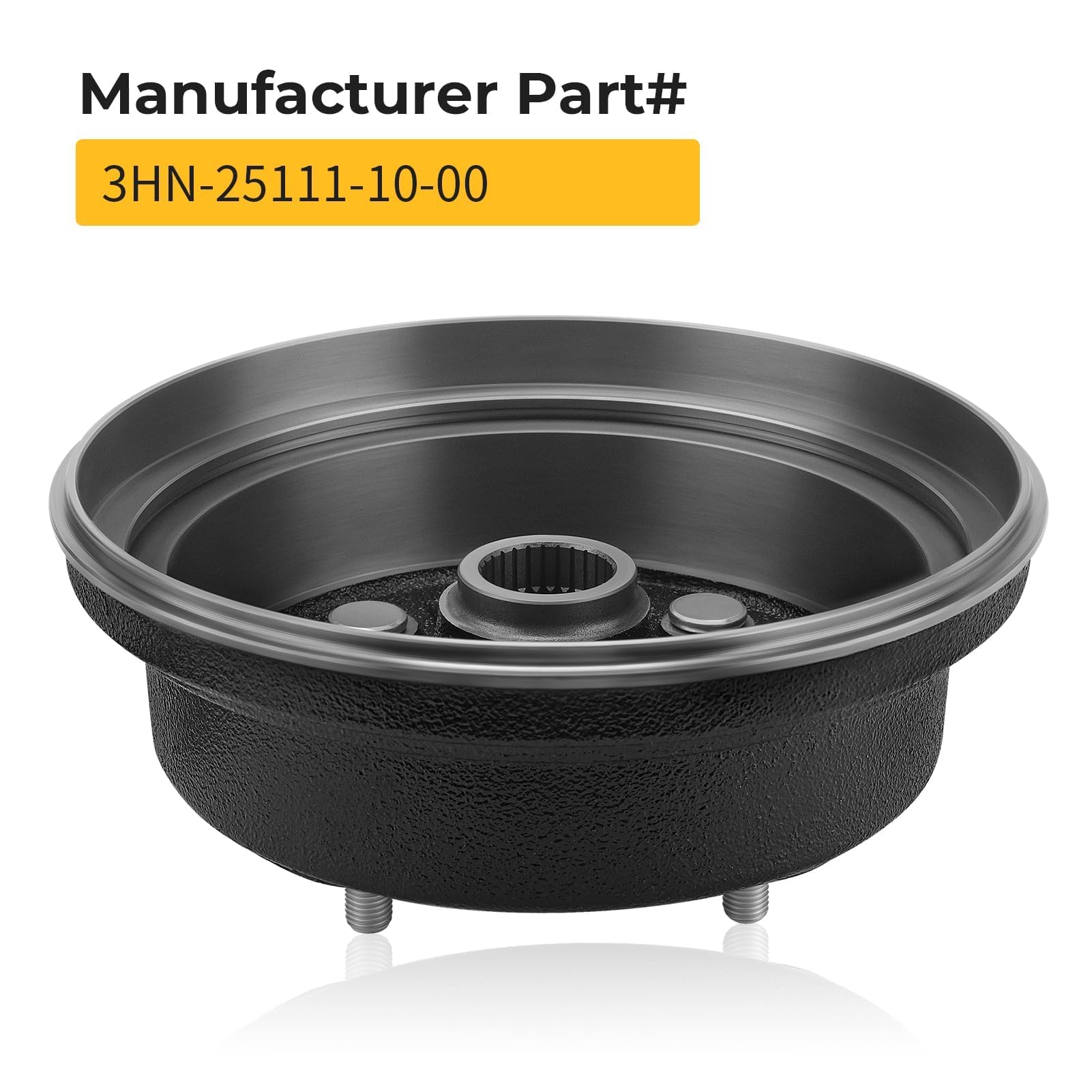 Amazon.com: M MATI Front/Rear Wheel Brake Drum Hub for Yamaha