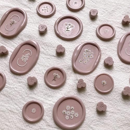 Miniatura 6 de 1 cabeza de sello de cera en blanco, cabeza de sello de cera de latón retro sin grabado para envolver, invitación de boda, diseño de manualidades,