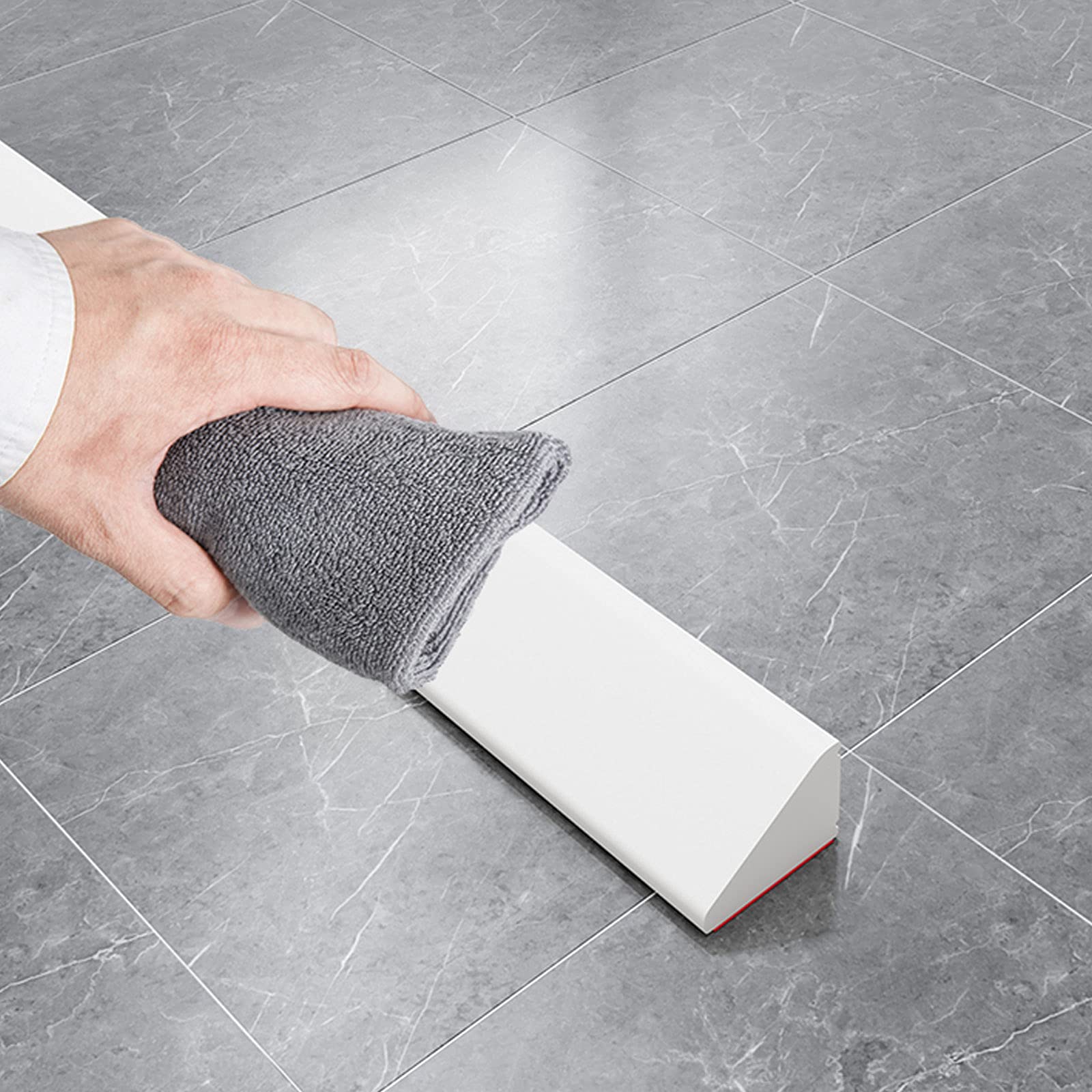 Barriera pieghevole per doccia, 2 m, impermeabile, per bagno e cucina, paraspruzzi, striscia di ritenzione per doccia nera, 2 m, per migliorare la pulizia del bagno