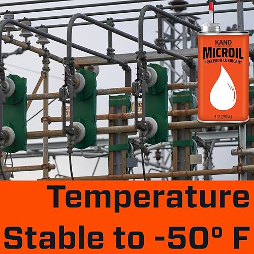 Miniatura 4 de Kroil Microil - Lubricante de precisión (líquido de 1 cuarto de galón, caja de 4) | Aceite de goteo multiusos para lubricación de instrumentos de