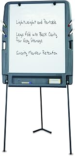 Iceberg Ingenuity Portable Flipchart Easel, Charcoal, 30" W x 35" L