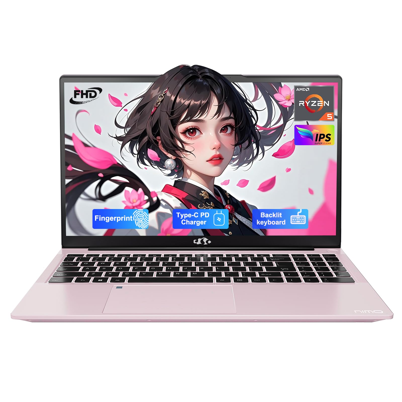 Amazon.com: 15.6'' IPS FHD-Laptop, 8GB RAM 256GB SSD AMD Ryzen 5