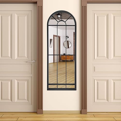 Miniatura 4 de HQiJun Espejo de pared decorativo para ventana espejo arqueado para sala de estar dormitorio entrada tocador de baño 4724 x 1732 x 09 pulgadas