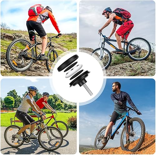 Miniatura 7 de Timbre de bicicleta antirrobo seguro para Apple AirTag, anillo de bicicleta accesorios de bicicleta con sonido fuerte para mango de bicicleta de