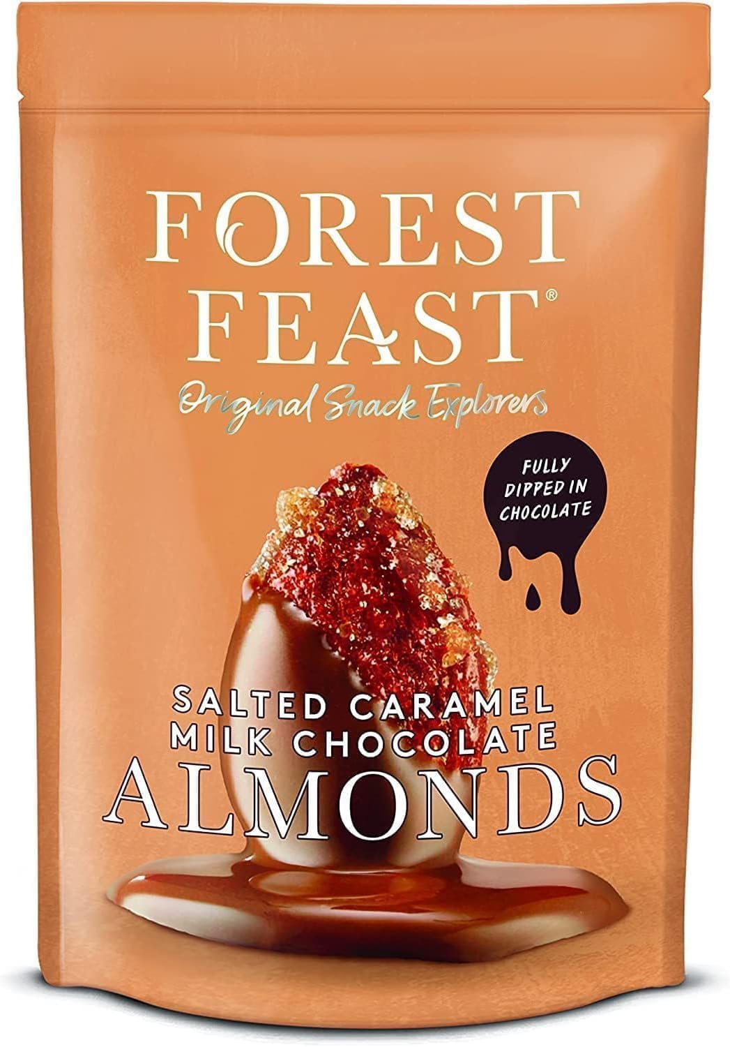 Salted Caramel Almonds in Milk Chocolate by Forest Feast